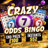 CRAZY ODDS BINGO - £2,000 of Prizes