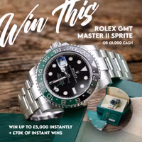 Rolex GMT Master II ‘Sprite’ Or £8000 + £70,000 Of Instants