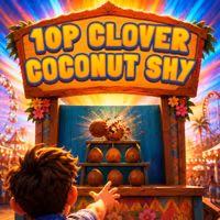 10p Clover Coconut Shy