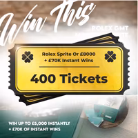 400 tickets into £80k Rolex Comp