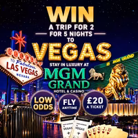 5 Nights Vegas for 2 🎰
