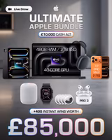 Ultimate Apple Bundle (or £10,000) with £85,000 of Instant Wins