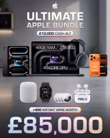 Ultimate Apple Bundle (or £10,000) with £85,000 of Instant Wins
