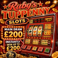 Ruby's Tuppenny Slots - £200 Main Draw + Instant Wins