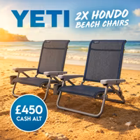 2 x Yeti Hondo Beach Chair Or £450 Cash