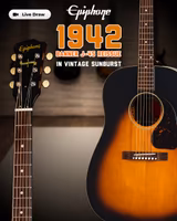 Epiphone 1942 Banner J-45 Reissue in Vintage Sunburst
