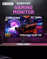 32” Samsung Odyssey OLED G8 4K Gaming Monitor