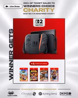 Nintendo Switch 2 Bundle - 100% of Ticket Sales to Winners Choice of Charity