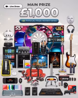 £1,000 Main Prize with 25 Physical Instant Wins