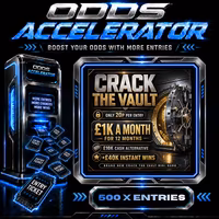 500 X ENTRIES - CRACK THE VAULT