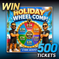 500 Tickets into Holiday Wheel Comp!