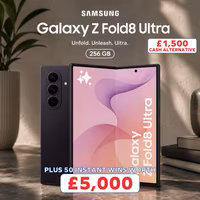 SAMSUNG Galaxy Z Fold8 Ultra 256GB plus £5,000 Instant Wins