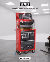 Sealey Topchest & Rollcab 14 Drawer 239pc Tool Kit