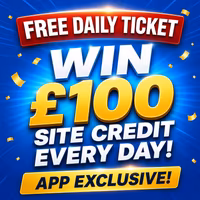 APP EXCLUSIVE! Win up to £100 Site Credit