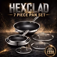 HEXCLAD 7 PIECE PAN SET