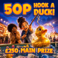 🦆 50p Hook A Duck – Win Up To £500 Cash!