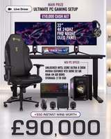 Ultimate PC Gaming Setup (or £10,000) with £90,000 of Instant Wins