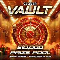 The £10,000 Clover Vault – £500 Main Prize