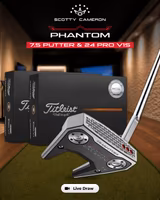 Scotty Cameron Phantom 7.5 Putter & 24 Pro V1s