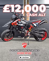 2025 Ducati Hypermotard 698 RVE OR £12,000