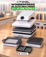 xTool WonderPress 3D Auto Heat Press All In One Bundle