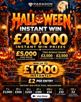£40,000 of Instant Wins - £5,000 End Prize - 2 x £2,500 Bonus Draws