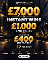 £7,000 of Instant Wins - £1,000 End Prize