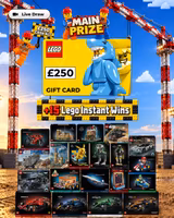 £250 LEGO Gift Card with 15 LEGO Instant Wins