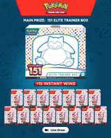 15 x Pokémon TCG 151 Instant Wins - 151 ETB End Prize