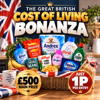 The Great British Cost of Living Bonanza #84 – £500 Main Prize