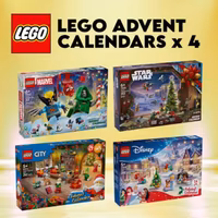 4 x Lego Advent Calendars