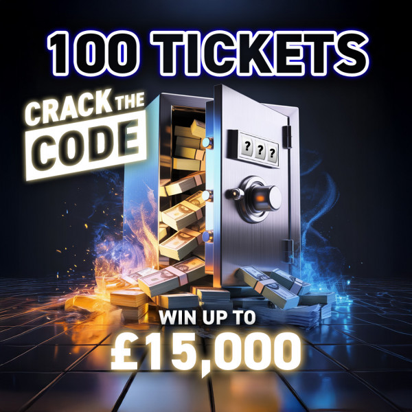 100 Tickets Into Crack The Code - 10p