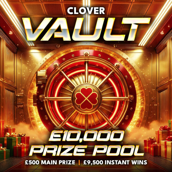 The £10,000 Clover Vault – £500 Main Prize