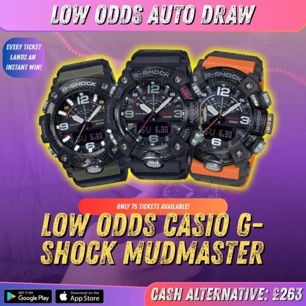 LOW ODDS CASIO G-SHOCK MUDMASTER