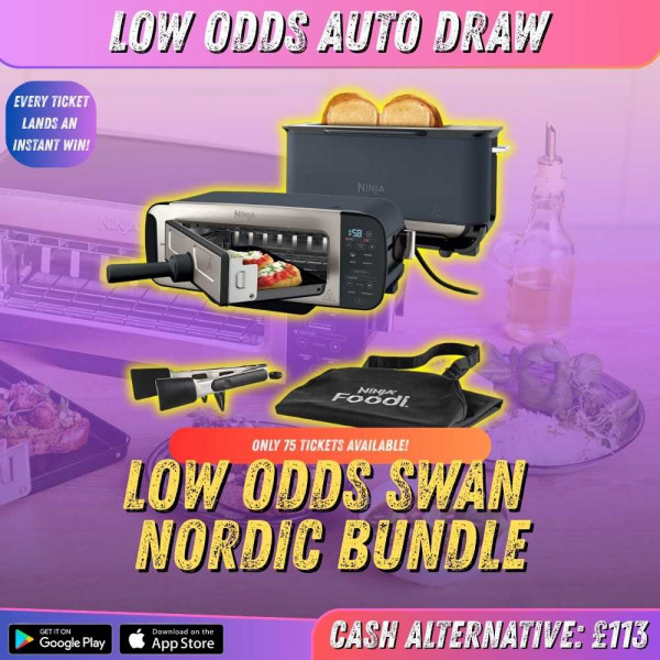 LOW ODDS NINJA TOASTER, GRILL &amp;amp; PANINI PRESS