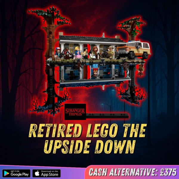 RETIRED LEGO THE UPSIDE DOWN