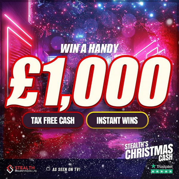 £1,000 Cash With Instant Wins!