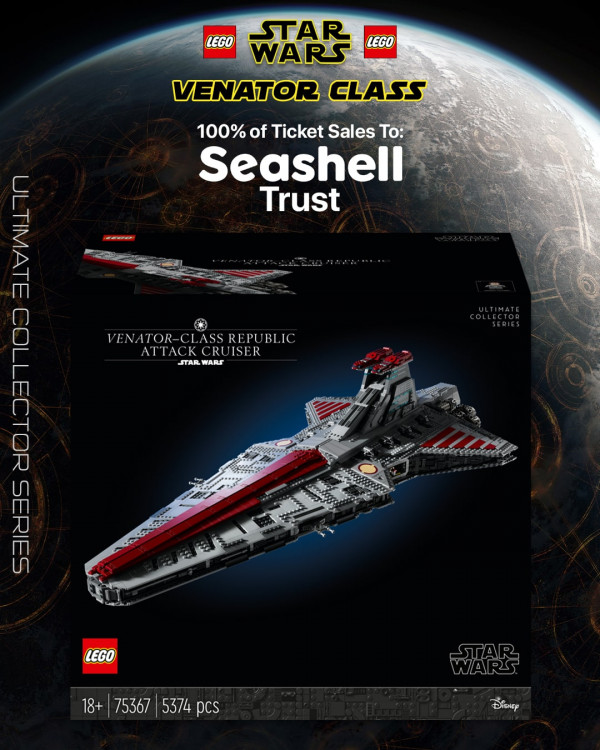 LEGO Star Wars Venator Class – 100% of Ticket Sales To Charity