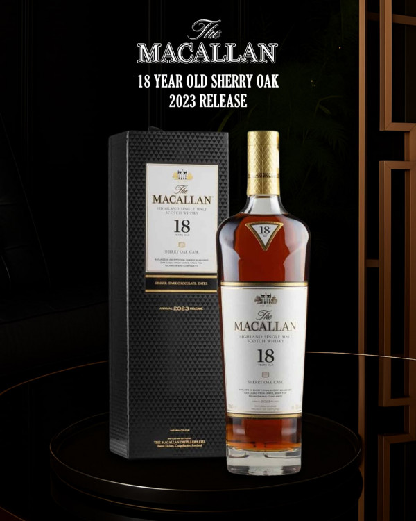 The Macallan 18 Year Old Sherry Oak 2023 Release