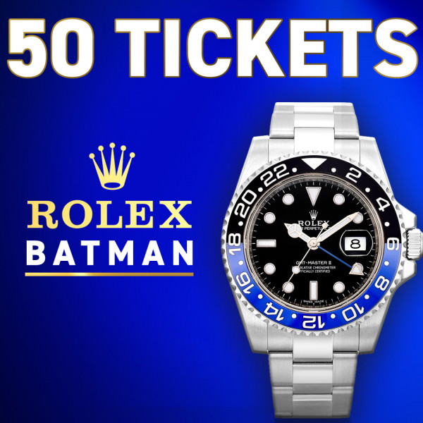 50 Tickets into The Rolex Batman - 350 Tickets