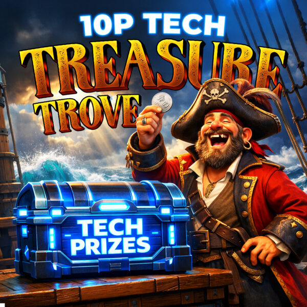 10p Tech Treasure Trove (£500 Main Prize)