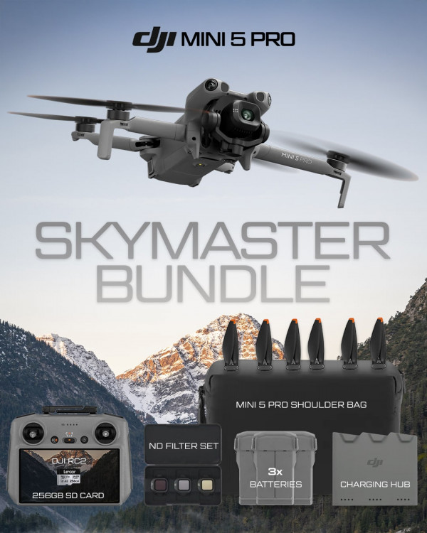 DJI Mini 5 Pro Fly More Combo Sky Master Bundle