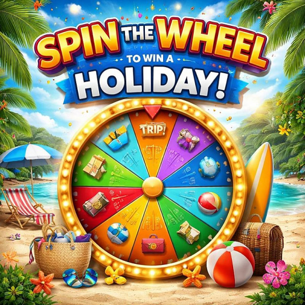 Spin To Win Holiday Edition - £5,000 End Prize!