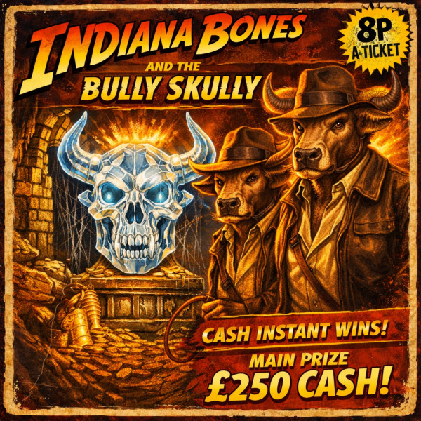INDIANA BONES - WIN UP TO £750 INSTANTLY!
