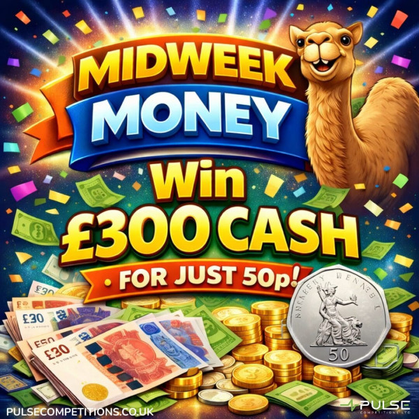 Daily Cash Draw - Win £300 Cash