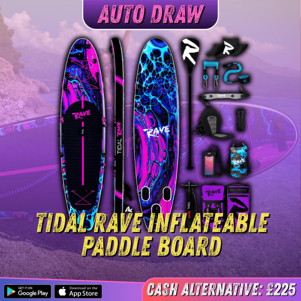 TIDAL RAVE INFLATEABLE PADDLE BOARD