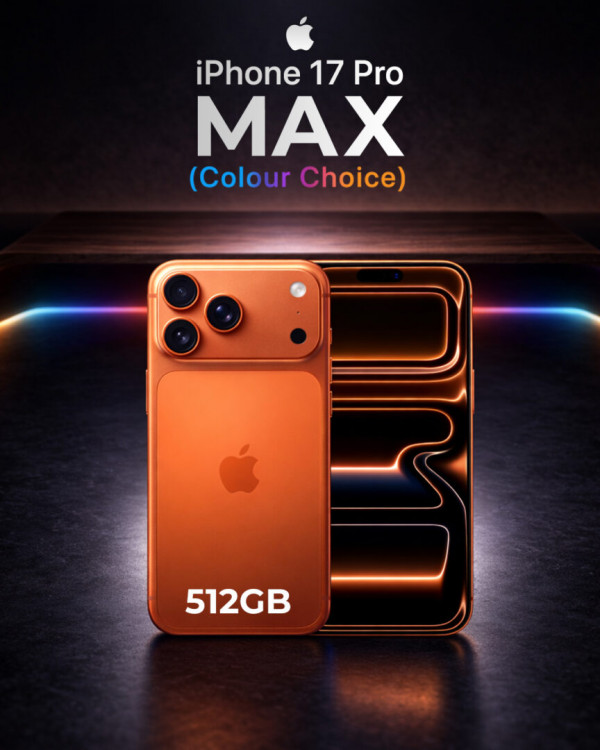 iPhone 17 PRO MAX 512GB (Colour Choice)