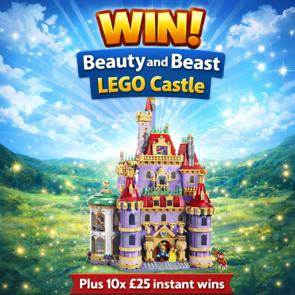 Beauty & the Beast Lego Castle & Instant Wins