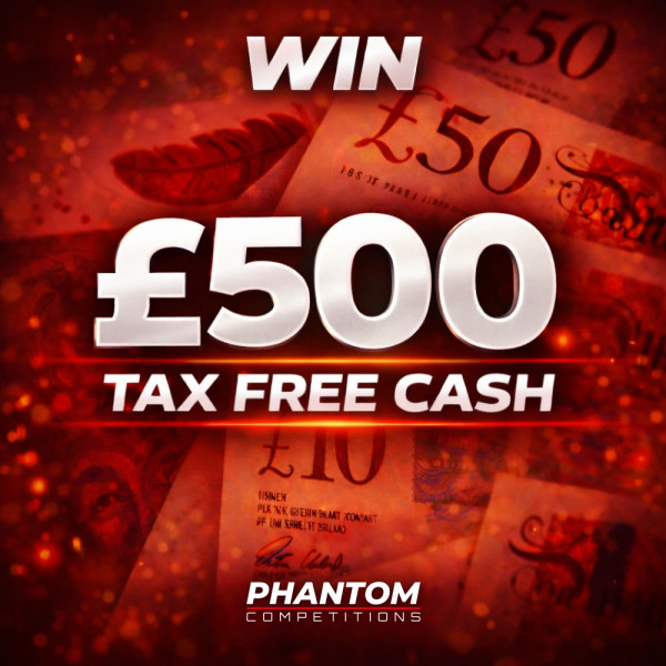 WIN £500 Tax Free Cash – LOW ENTRY