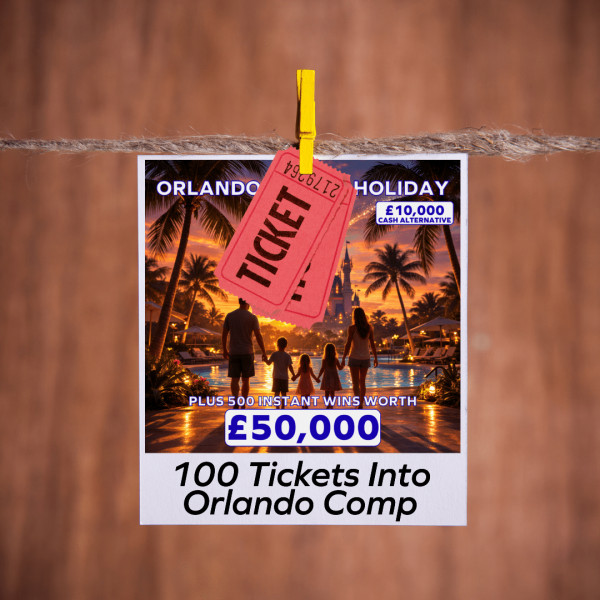 100 Tickets Into Orlando Holiday Competition!